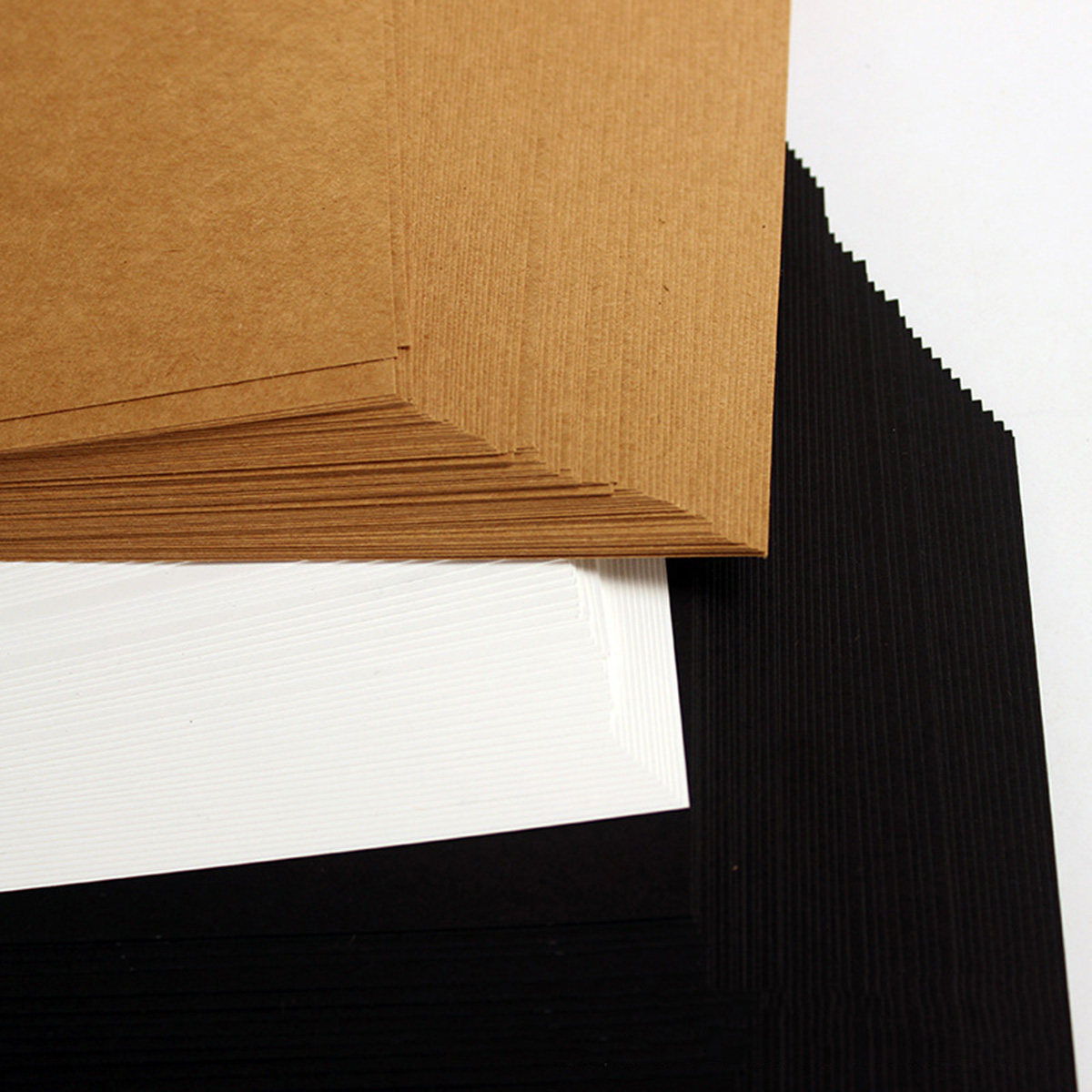 Art Craft Cardboard - 50 unidades de papel cartão preto