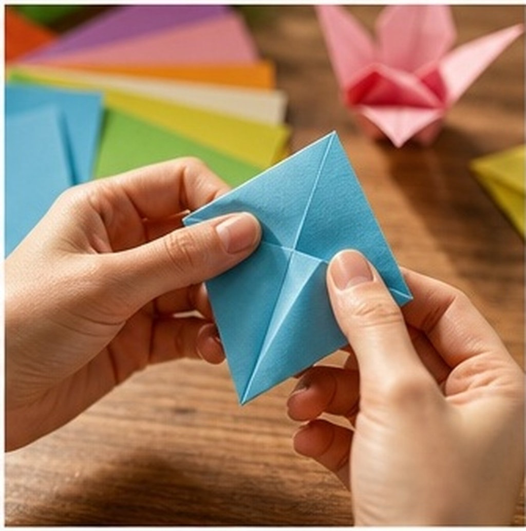 Art Craft With Paper - 500 folhas de papel para origami,