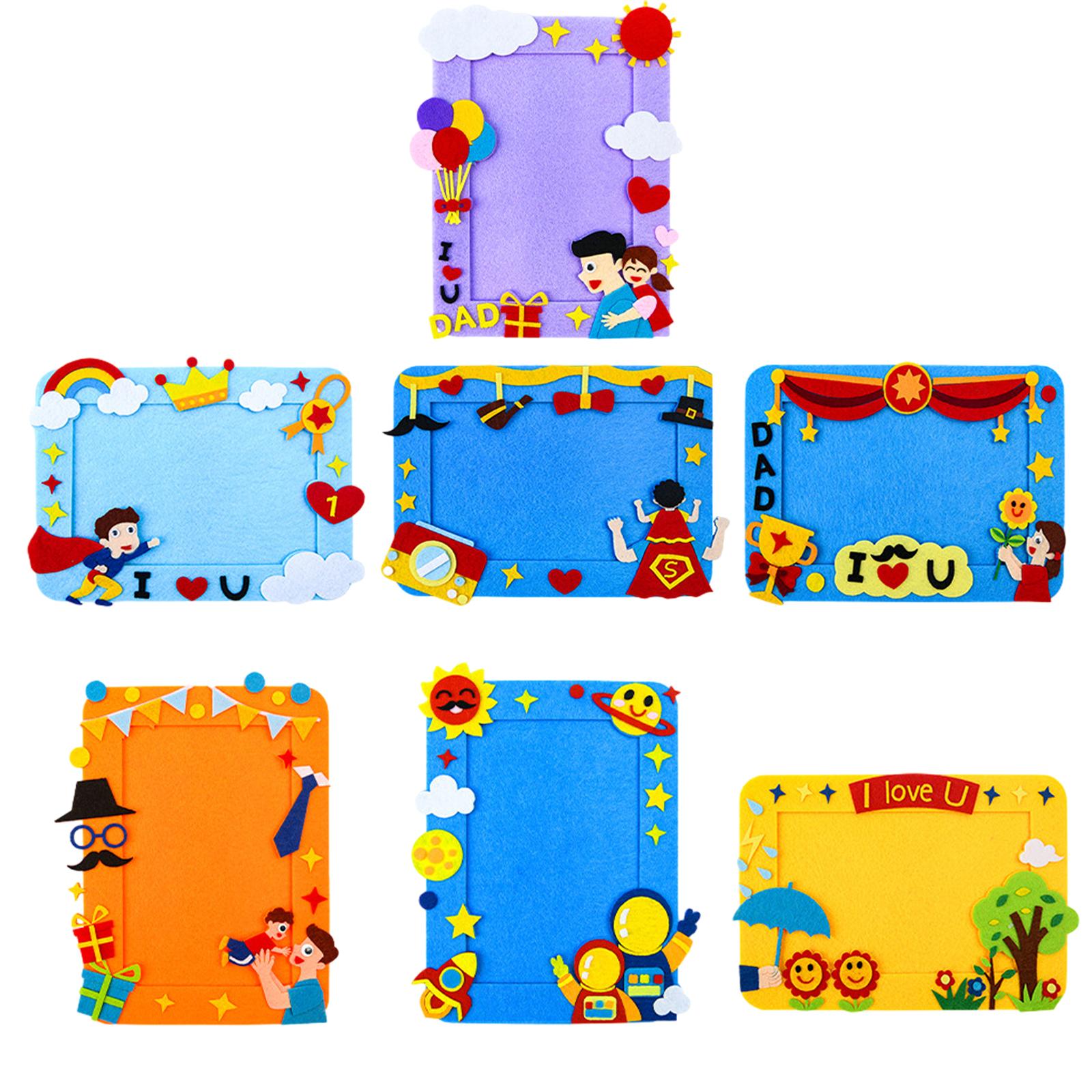 Art And Craft For Father'S Day - DIY Picture Frame Presentes para o