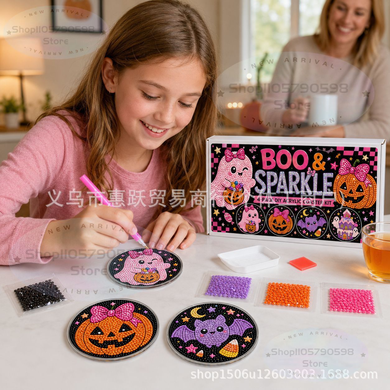 Kit de Porta-Copos de Arte com - Art Craft Kit avaliação e preço