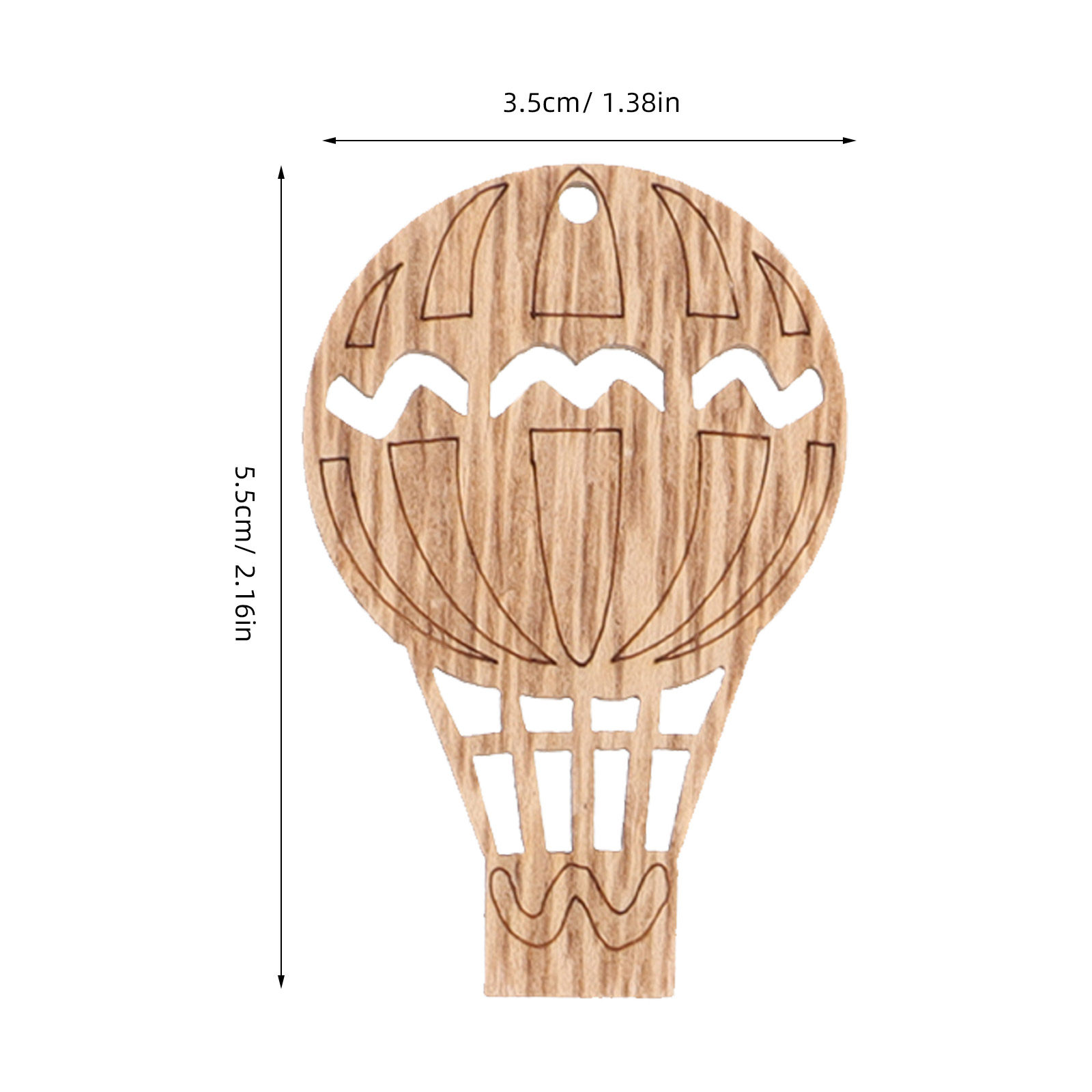 10 peças de madeira para balão - Art And Craft For Nursery avaliação e preço