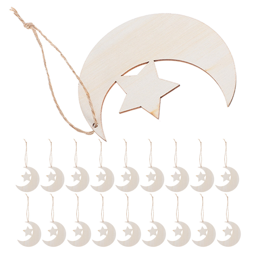 40 peças de fatias de madeira  - Art And Craft For Nursery avaliação e preço