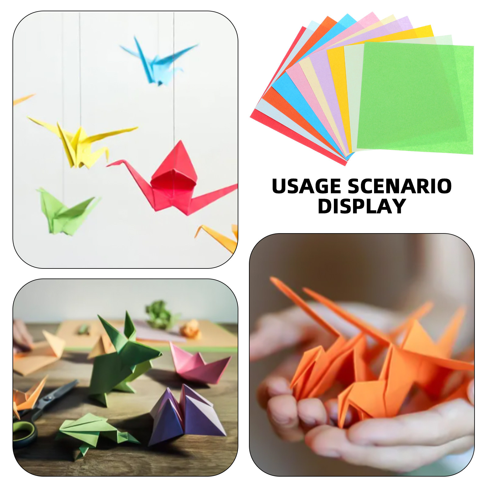 500 folhas de papel para origa - Art Craft With Paper avaliação e preço