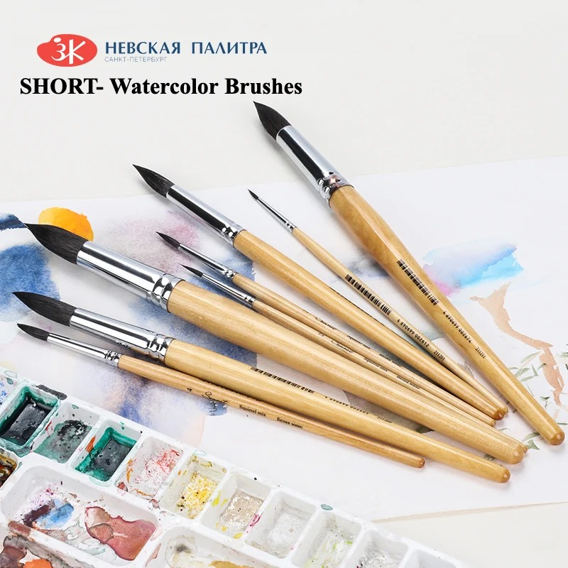 Pincel de Aquarela Russian Whi - Gouache Paint Set avaliação e preço