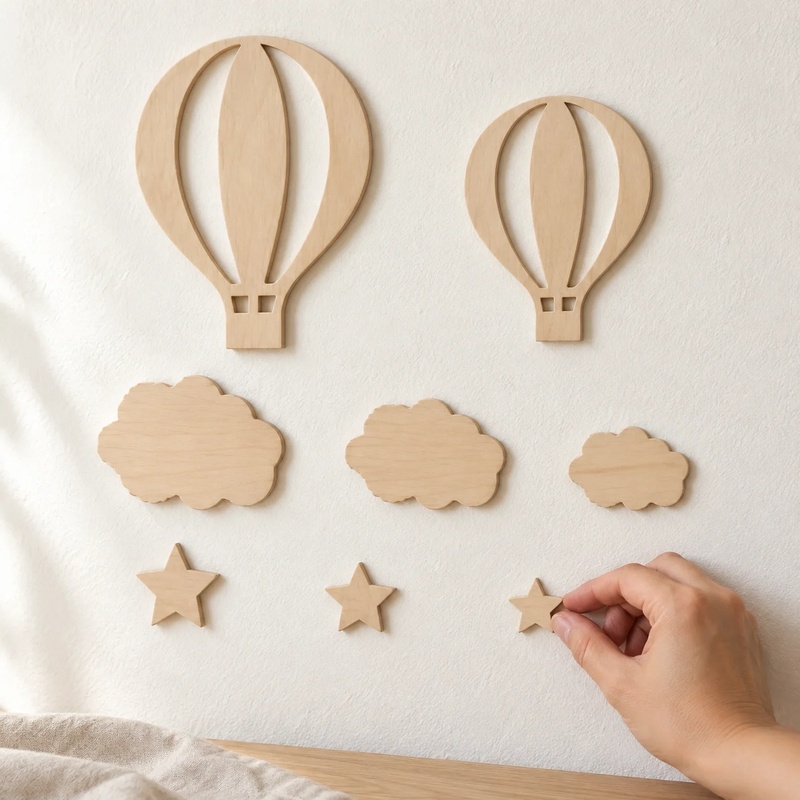 Conjunto de Decoração de Pared - Art And Craft For Nursery avaliação e preço